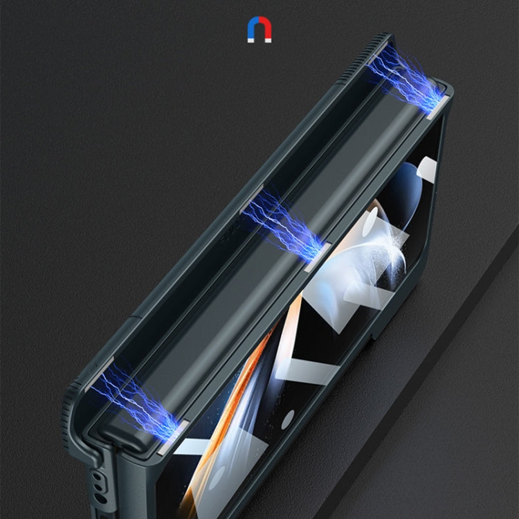 For Samsung Galaxy Z Fold4 GKK Integrated Magnetic Folding Phone Case with Pen Slot(Black) - free shipping - PMC TechLife - Order now!