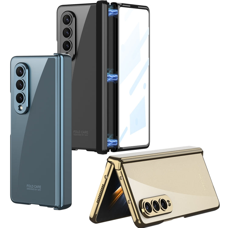 For Samsung Galaxy Z Fold4 GKK Integrated Magnetic Hinged Phantom Phone Case(Champagne Gold) - Galaxy Z Fold4 5G Cases by GKK | Online Shopping South Africa | PMC TechLife | Buy Now Pay Later Mobicred