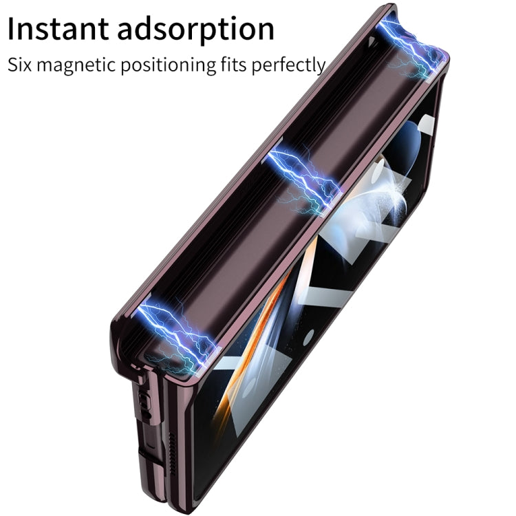 For Samsung Galaxy Z Fold4 GKK Integrated Magnetic Hinged Phantom Phone Case(Black) - Galaxy Z Fold4 5G Cases by GKK | Online Shopping South Africa | PMC TechLife