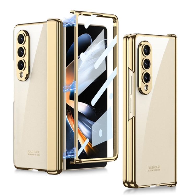 For Samsung Galaxy Z Fold4 GKK Magnetic Hinged Phantom Folding Phone Case(Champagne Gold) - Galaxy Z Fold4 5G Cases by GKK | Online Shopping South Africa | PMC TechLife