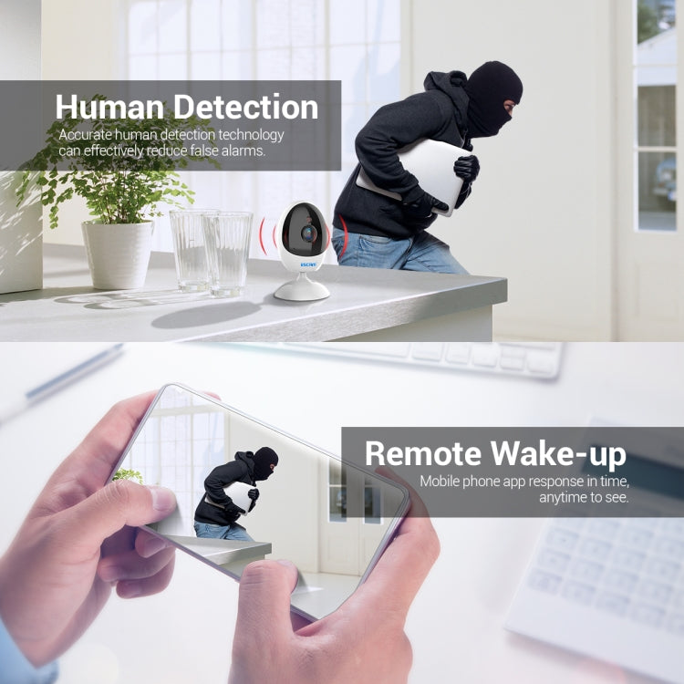 ESCAM QF006 3MP 1296P HD Indoor Wireless PTZ IP Camera IR Night Vision AI Humanoid Detection Home Security CCTV Monitor, Plug Type:AU Plug(White) - free shipping - PMC TechLife - Order now!