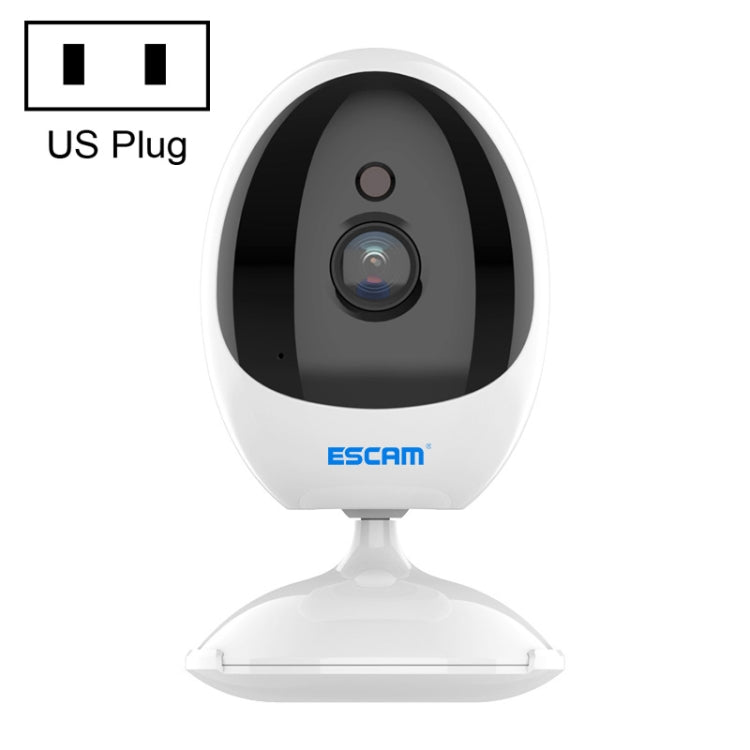 ESCAM QF006 3MP 1296P HD Indoor Wireless PTZ IP Camera IR Night Vision AI Humanoid Detection Home Security CCTV Monitor, Plug Type:US Plug(White) - free shipping - PMC TechLife - Order now!