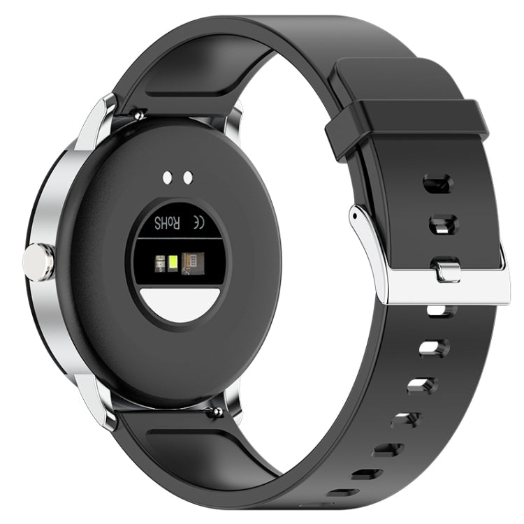 KS02 1.32 Inch Smart Watch Supports Blood Glucose Detection, Blood Pressure Detection, Blood Oxygen Detection(Silver+White) - Smart Watches by PMC TechLife | Online Shopping South Africa | PMC TechLife | Buy Now Pay Later Mobicred
