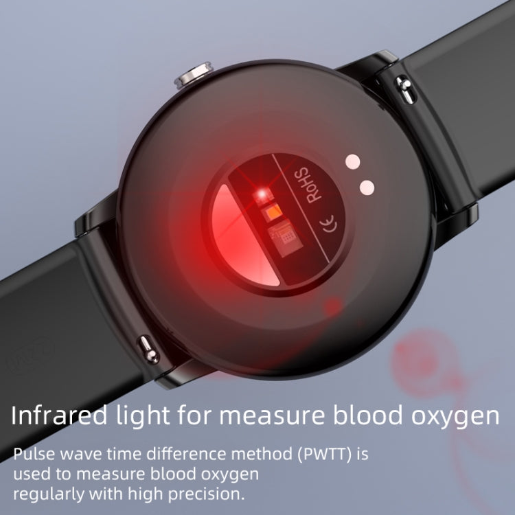 KS02 1.32 Inch Smart Watch Supports Blood Glucose Detection, Blood Pressure Detection, Blood Oxygen Detection(Silver+White) - Smart Watches by PMC TechLife | Online Shopping South Africa | PMC TechLife | Buy Now Pay Later Mobicred