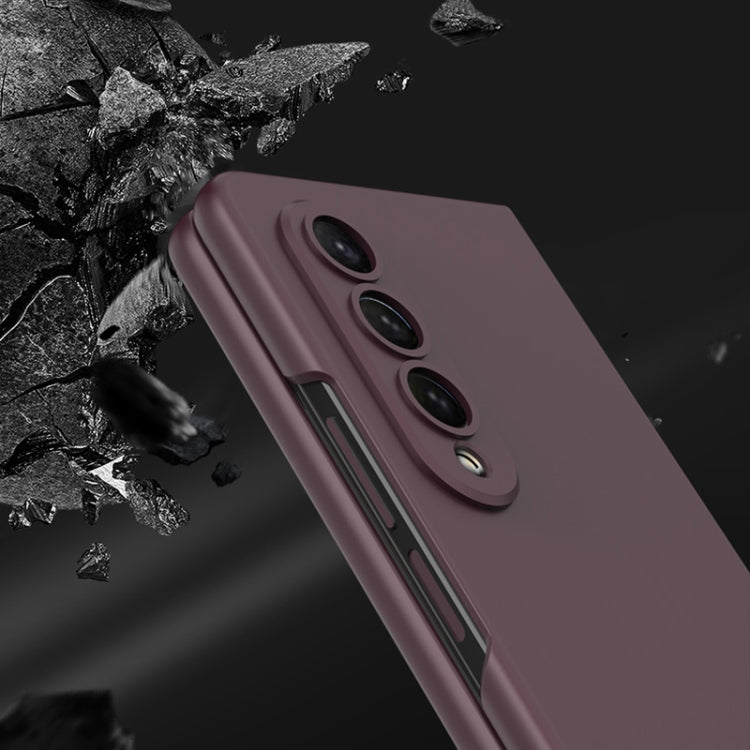 For Samsung Galaxy Z Fold4 GKK Integrated Ultra-thin Full Coverage Phone Flip Case(Mist Gold) - Galaxy Z Fold4 5G Cases by GKK | Online Shopping South Africa | PMC TechLife