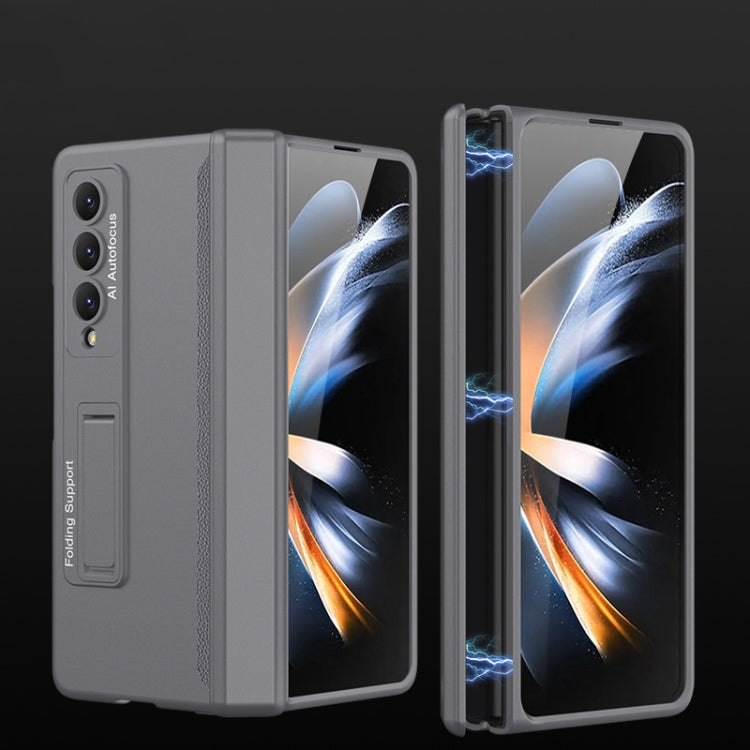 For Samsung Galaxy Z Fold4 GKK Magnetic Hinged Folding Full Phone Case(Grey) - free shipping - PMC TechLife - Order now!