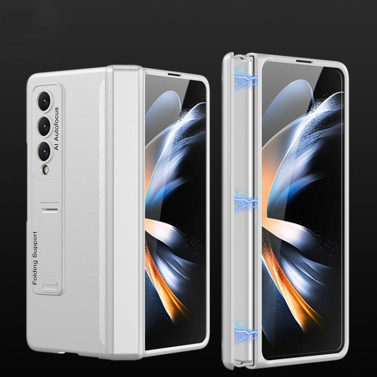 For Samsung Galaxy Z Fold4 GKK Magnetic Hinged Folding Full Phone Case(Silver) - free shipping - PMC TechLife - Order now!