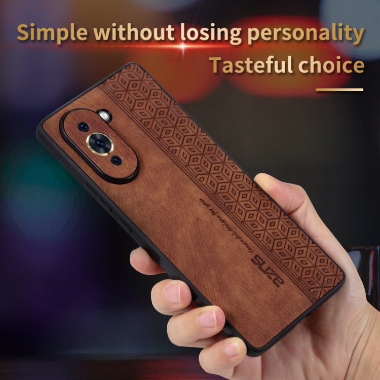 For Huawei nova 10 Pro AZNS 3D Embossed Skin Feel Phone Case(Black) - free shipping - PMC TechLife - Order now!