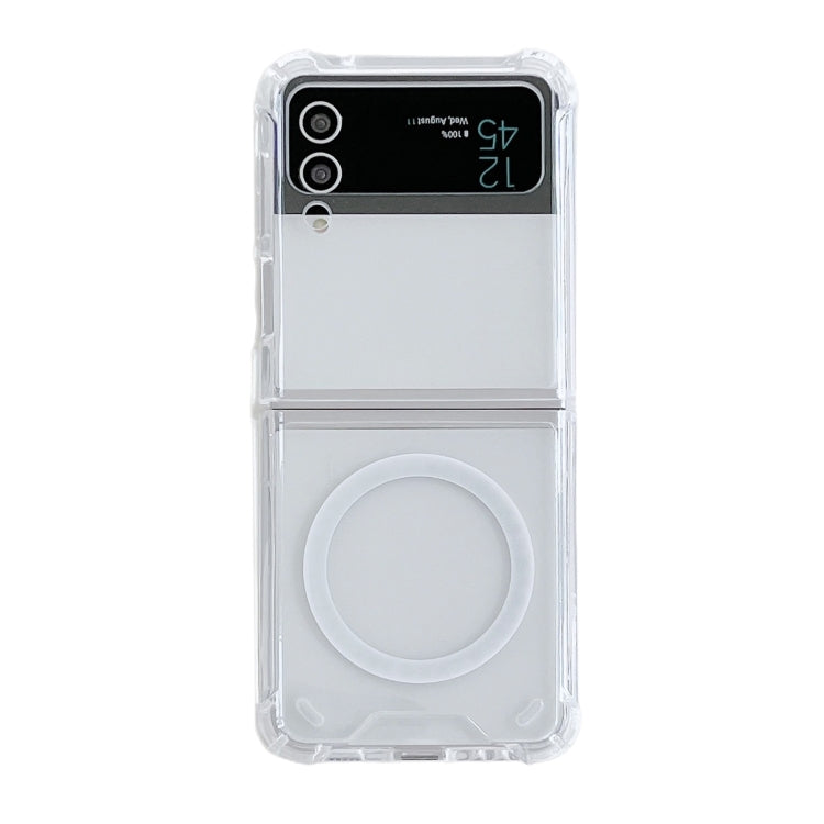 For Samsung Galaxy Z Flip3 5G Magsafe Magnetic Transparent Shockproof Phone Case - Galaxy Phone Cases by PMC TechLife | Online Shopping South Africa | PMC TechLife