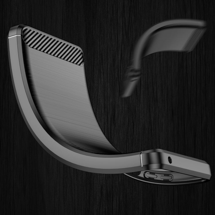 For Samsung Galaxy S23 5G Brushed Texture Carbon Fiber TPU Phone Case(Black) - free shipping - PMC TechLife - Order now!