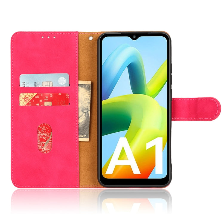 For Xiaomi Redmi A1 4G Skin Feel Magnetic Flip Leather Phone Case(Rose Red) - free shipping - PMC TechLife - Order now!