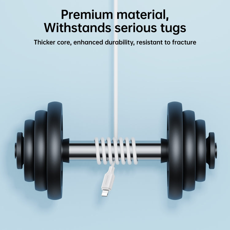 JOYROOM S-UL012A9 2.4A USB to 8 Pin Fast Charging Data Cable, Length:2m(White) - Normal Style Cable by JOYROOM | Online Shopping South Africa | PMC TechLife