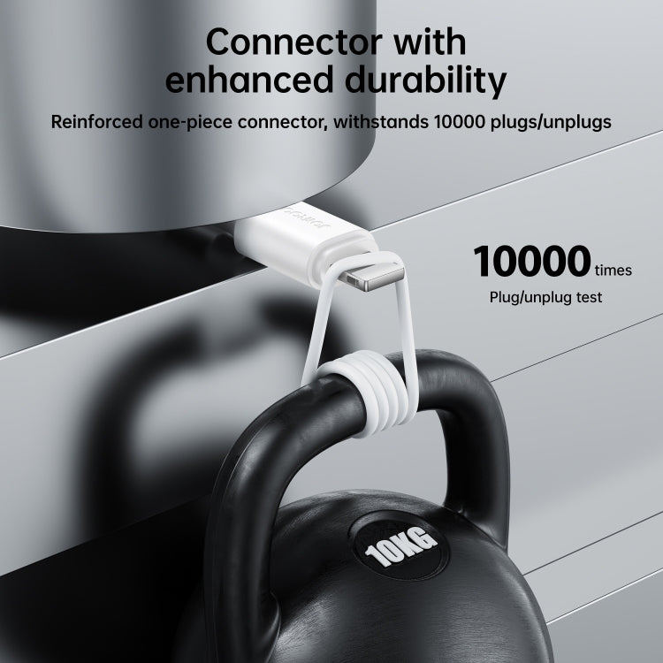 JOYROOM S-UL012A9 2.4A USB to 8 Pin Fast Charging Data Cable, Length:2m(Black) - Normal Style Cable by JOYROOM | Online Shopping South Africa | PMC TechLife