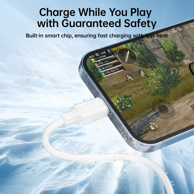 JOYROOM S-UL012A9 2.4A USB to 8 Pin Fast Charging Data Cable, Length:1m(Black) - Normal Style Cable by JOYROOM | Online Shopping South Africa | PMC TechLife