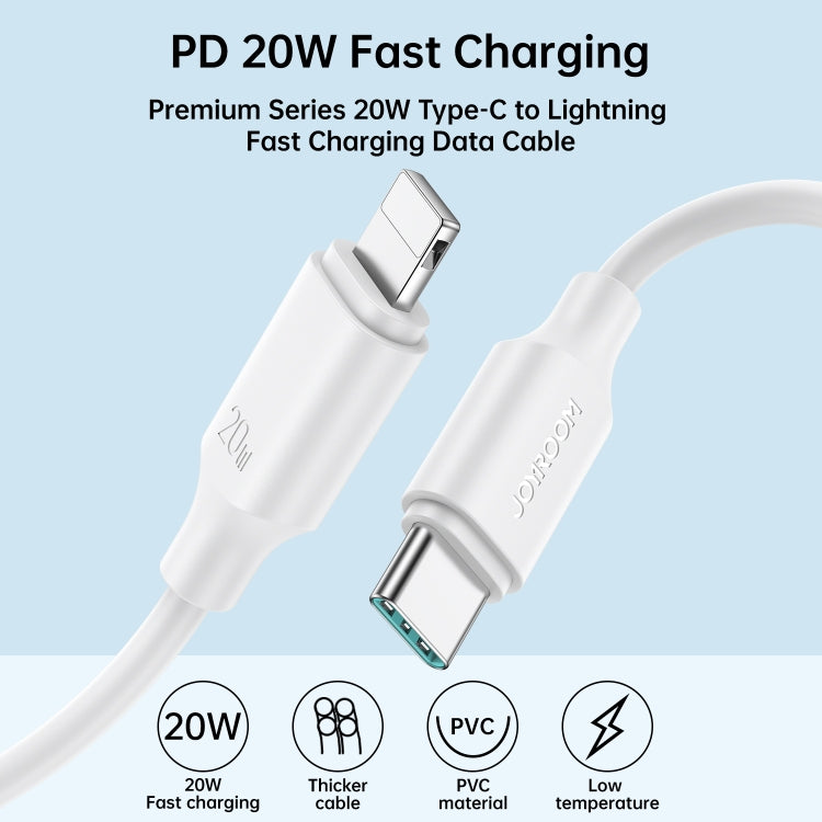 JOYROOM S-CL020A9 20W USB-C/Type-C to 8 Pin Fast Charging Data Cable, Length:1m(Black) - 2 in 1 Cable by JOYROOM | Online Shopping South Africa | PMC TechLife