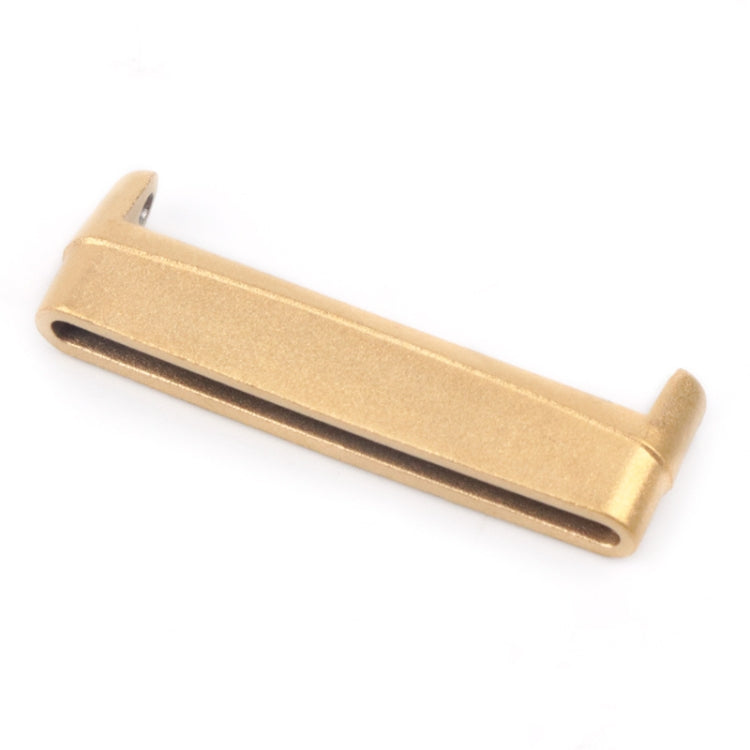 For Fitbit Versa 4 / Sense 2 1 Pair Universal Metal Watch Band Connectors(Gold) -  by PMC TechLife | Online Shopping South Africa | PMC TechLife