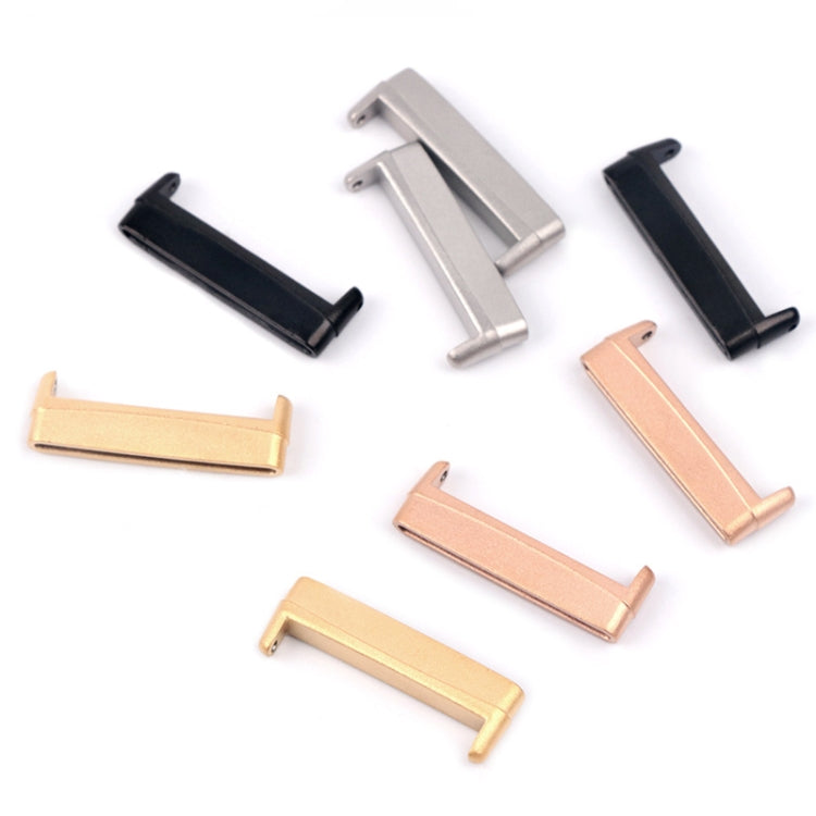 For Fitbit Versa 4 / Sense 2 1 Pair Universal Metal Watch Band Connectors(Silver) -  by PMC TechLife | Online Shopping South Africa | PMC TechLife