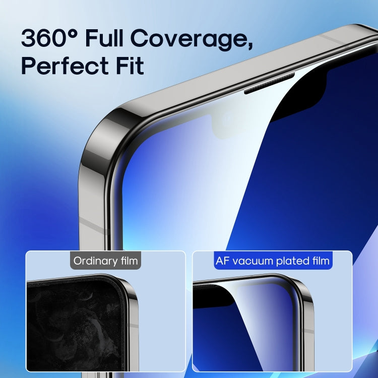 For iPhone 14 Plus JOYROOM JR-H03 2.5D Screen Printing Full Screen Black Edge Tempered Glass Film - iPhone 14 Plus Tempered Glass by JOYROOM | Online Shopping South Africa | PMC TechLife | Buy Now Pay Later Mobicred