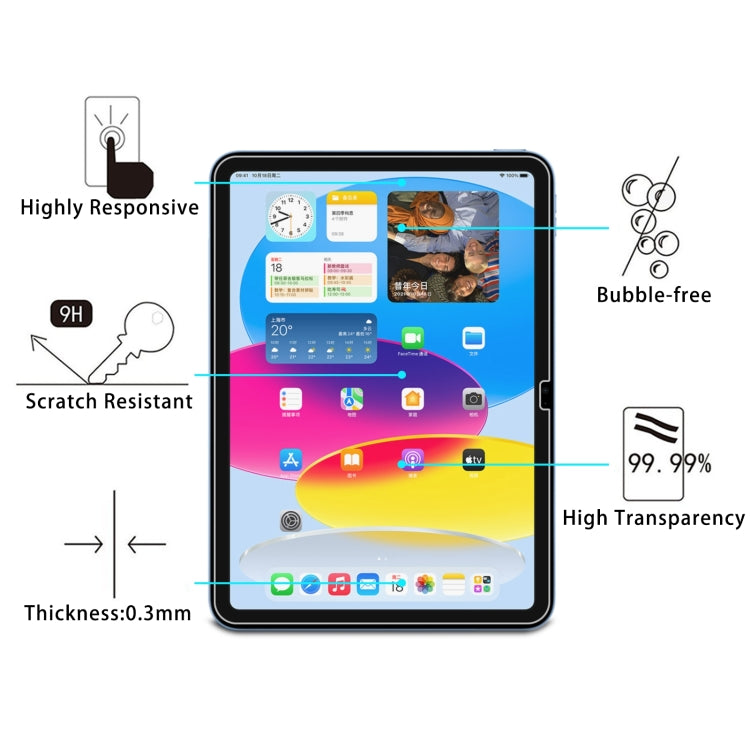 For iPad 2025 / 2022 25pcs 0.26mm 9H 2.5D Explosion-proof Tempered Glass Film - iPad 2025 / 2022 Tempered Glass by PMC TechLife | Online Shopping South Africa | PMC TechLife | Buy Now Pay Later Mobicred