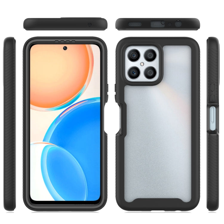 For Honor X8 4G Starry Sky Solid Color Shockproof TPU Clear PC Phone Case(Purple) - free shipping - PMC TechLife - Order now!