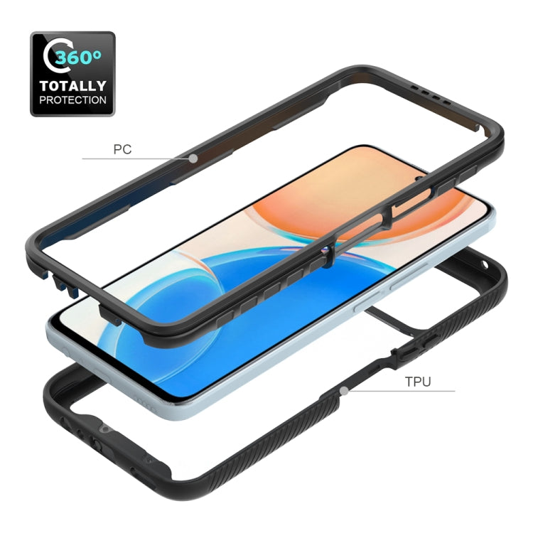 For Honor X8 4G Starry Sky Solid Color Shockproof TPU Clear PC Phone Case(Purple) - free shipping - PMC TechLife - Order now!