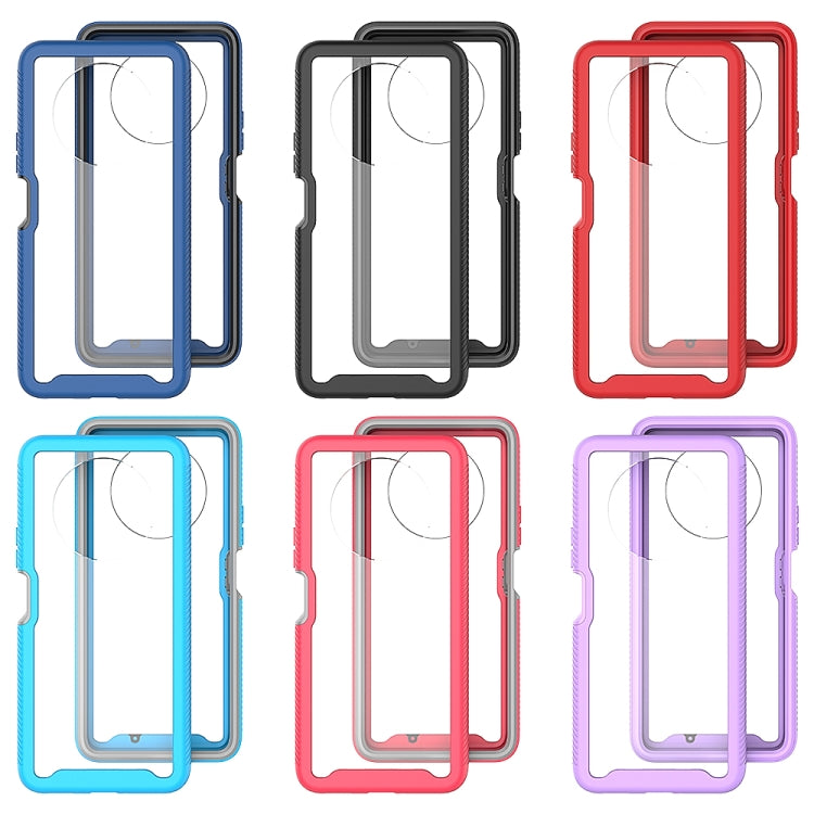 For Honor X9 4G / 5G / Magic 4 Lite Starry Sky Solid Color Shockproof TPU Clear PC Phone Case(Purple) - free shipping - PMC TechLife - Order now!