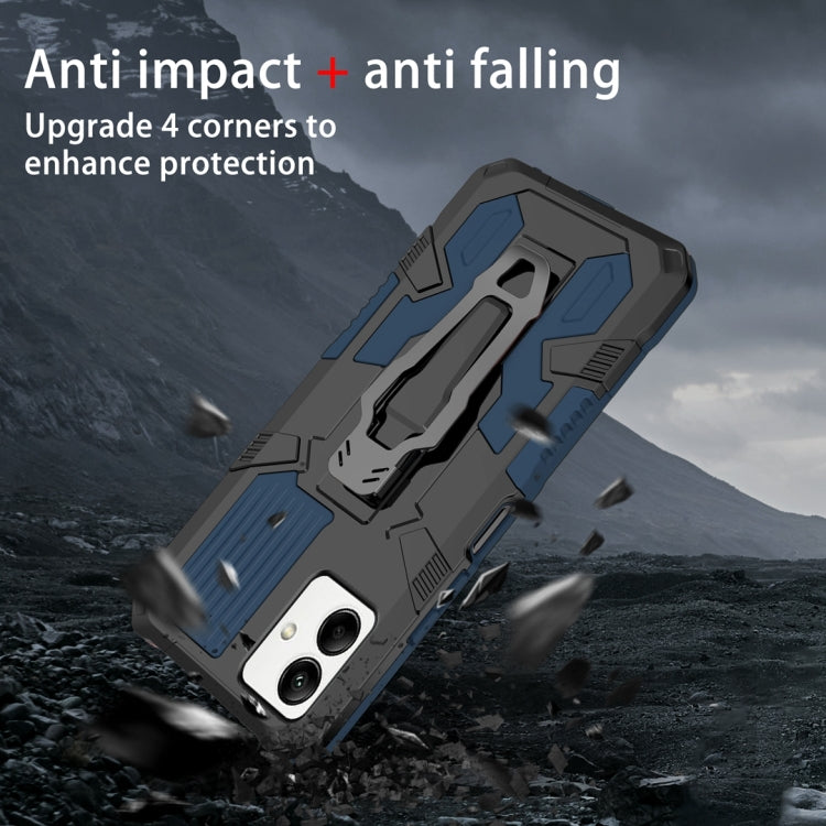 For Samsung Galaxy A04 Armor Warrior Shockproof PC + TPU Phone Case(Blue) - free shipping - PMC TechLife - Order now!