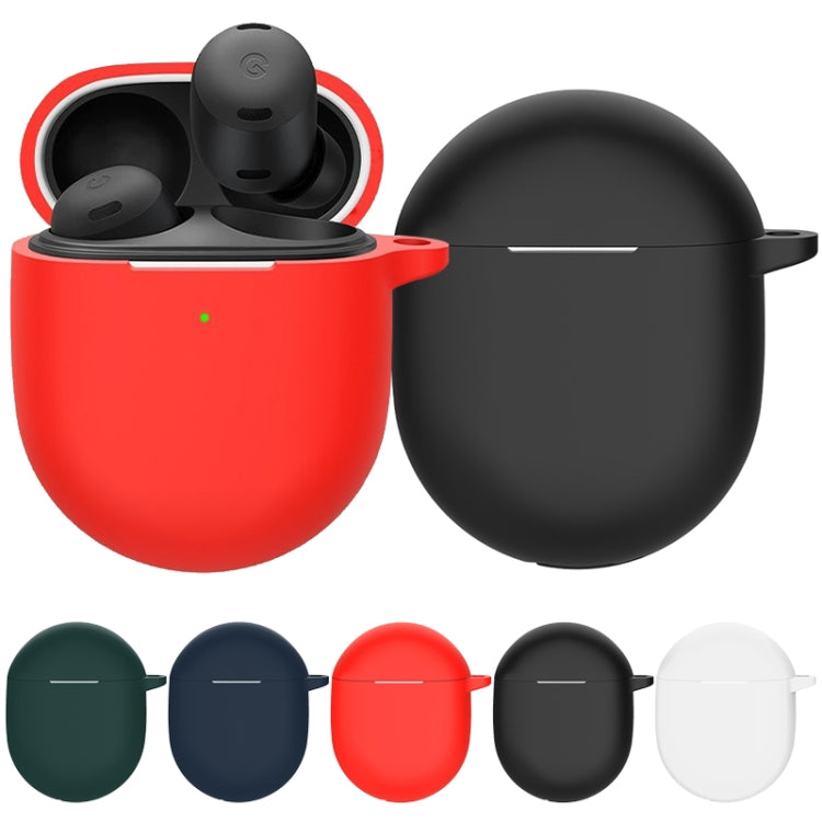 For Google Pixel Buds Pro Wireless Earphone Silicone Protective Case with Hook(Dark Blue) - Other Earphone Case by PMC TechLife | Online Shopping South Africa | PMC TechLife