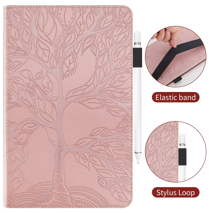 For Xiaomi Redmi Pad 10.61 Life Tree Series Horizontal Flip Leather Case with Holder(Rose Gold) - free shipping - PMC TechLife - Order now!