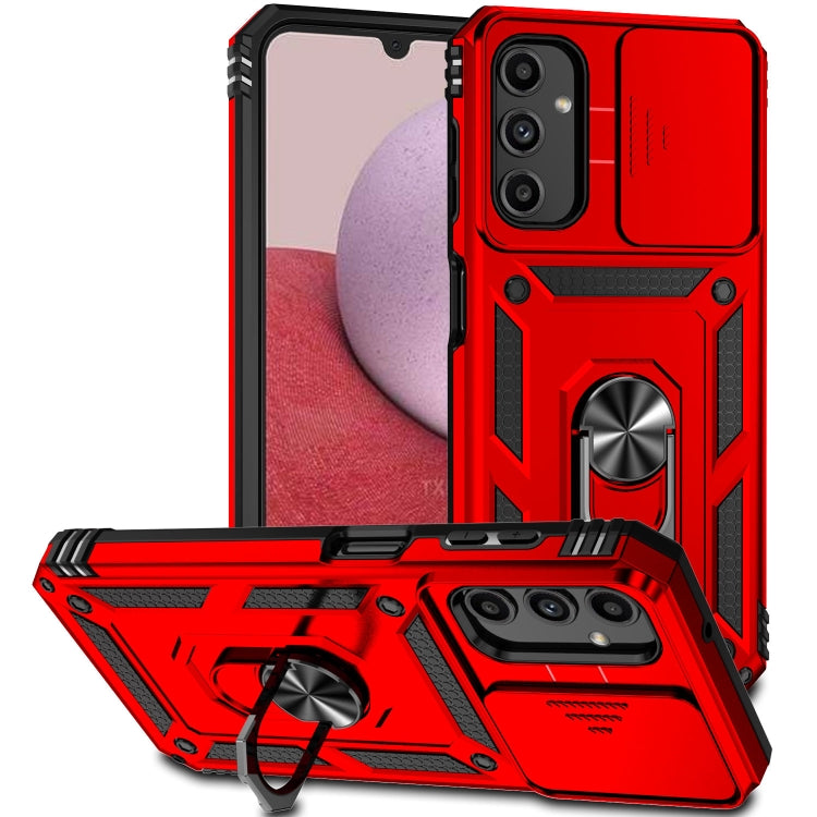For Samsung Galaxy A14 5G Sliding Camshield Holder Phone Case(Red) - free shipping - PMC TechLife - Order now!