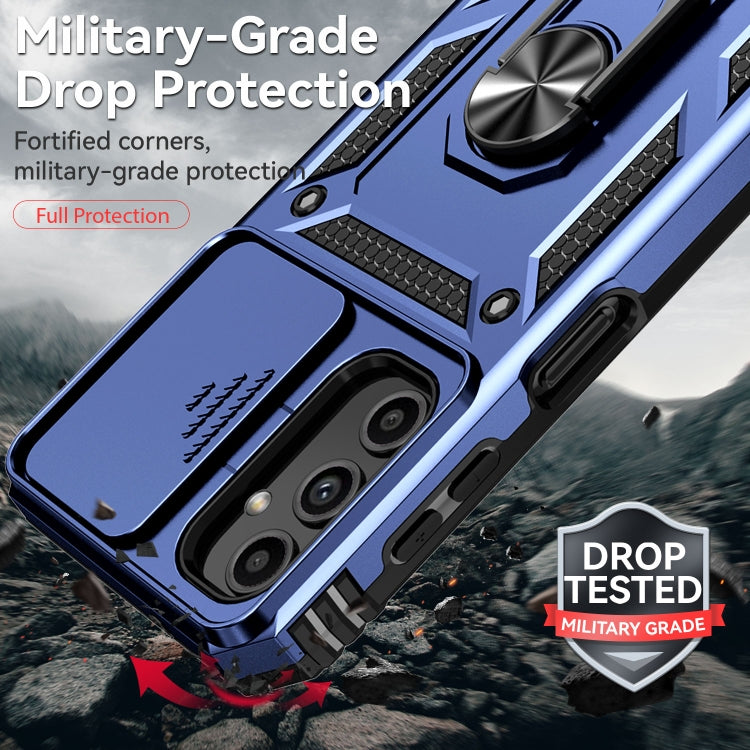 For Samsung Galaxy A14 5G Sliding Camshield Holder Phone Case(Blue) - free shipping - PMC TechLife - Order now!