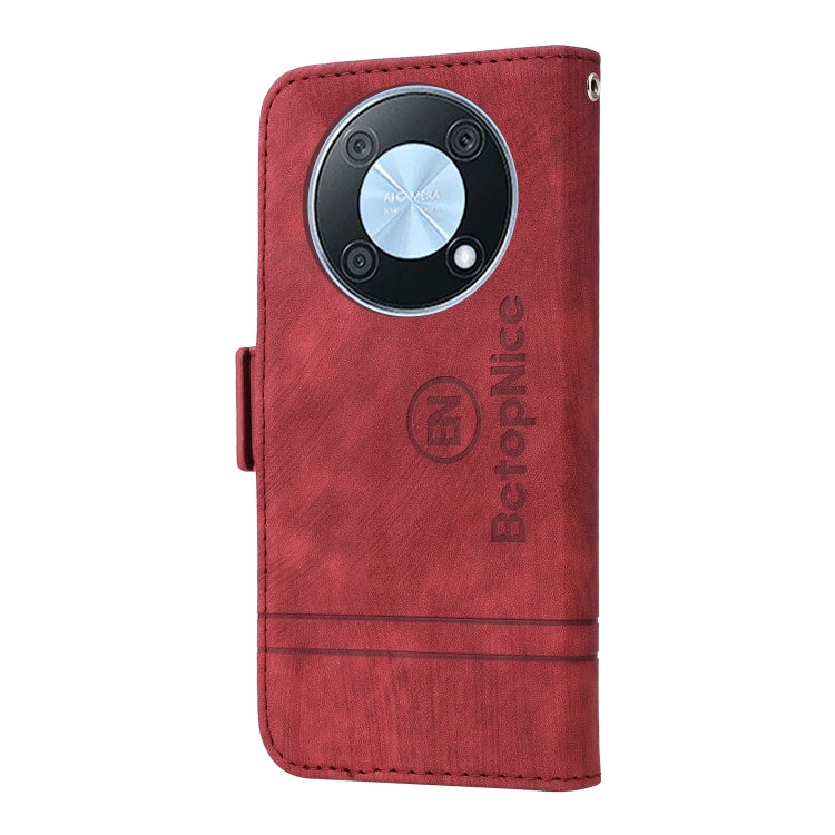 For Huawei nova Y90 / Enjoy 50 Pro BETOPNICE Dual-side Buckle Leather Phone Case(Red) - free shipping - PMC TechLife - Order now!
