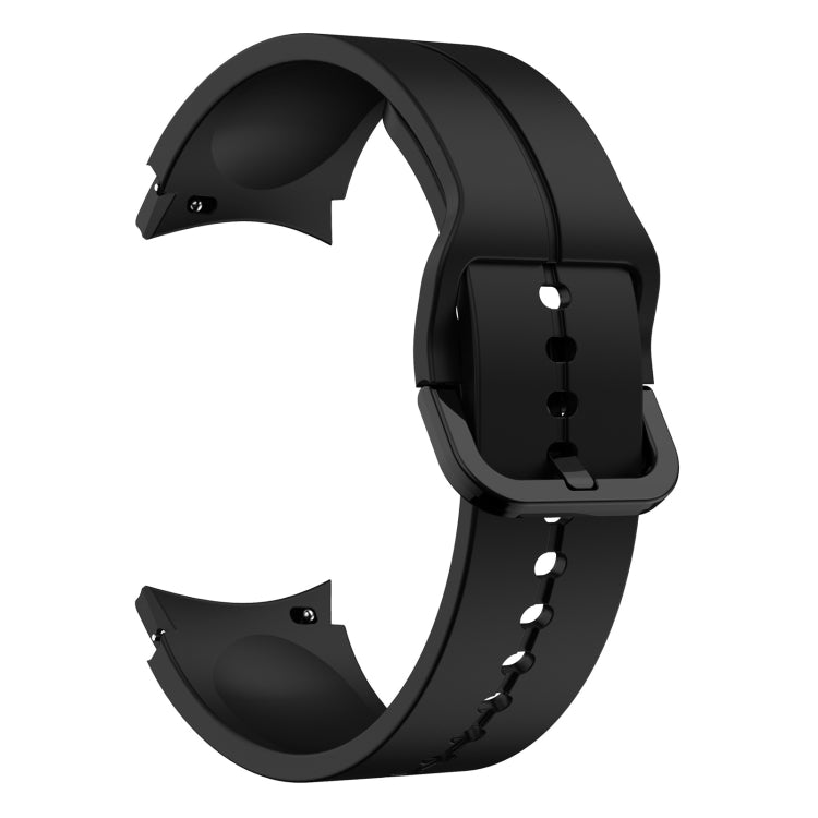 For Samsung Galaxy Watch 5 Pro 45mm Colorful Buckle Silicone Watch Band(Black) - Watch Bands by PMC TechLife | Online Shopping South Africa | PMC TechLife | Buy Now Pay Later Mobicred