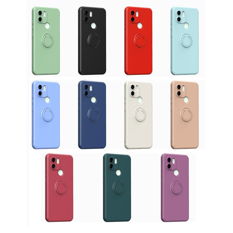 For Xiaomi Redmi A1 Ring Kickstand TPU Silicone Phone Case(Mint Green) - free shipping - PMC TechLife - Order now!