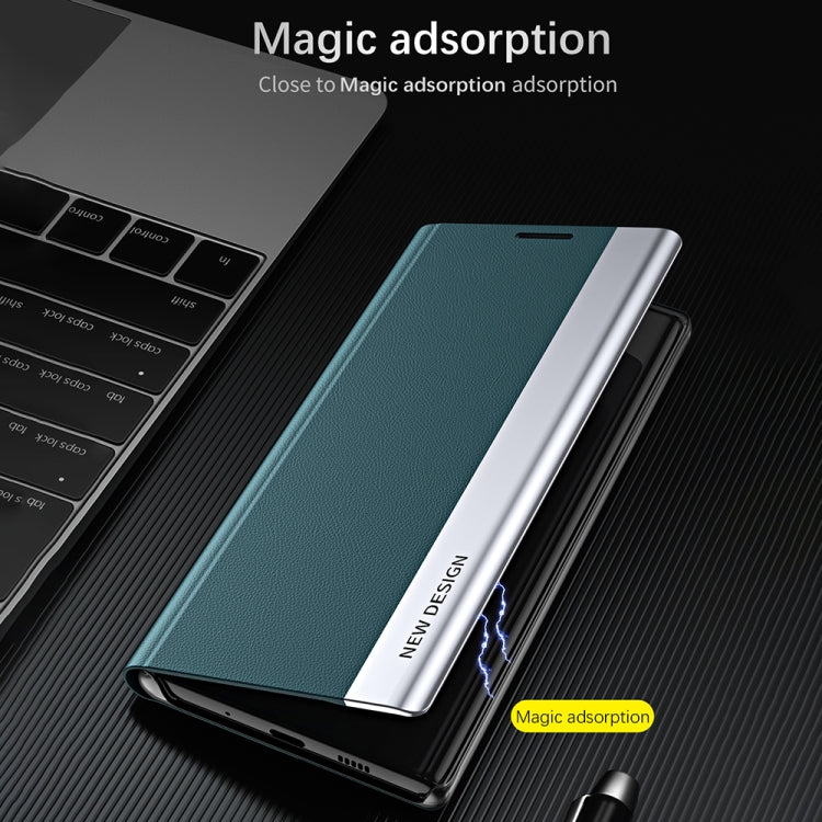 For Xiaomi 12T / 12T Pro / Redmi K50 Ultra Side Electroplated Magnetic Leather Phone Case(Black) - free shipping - PMC TechLife - Order now!