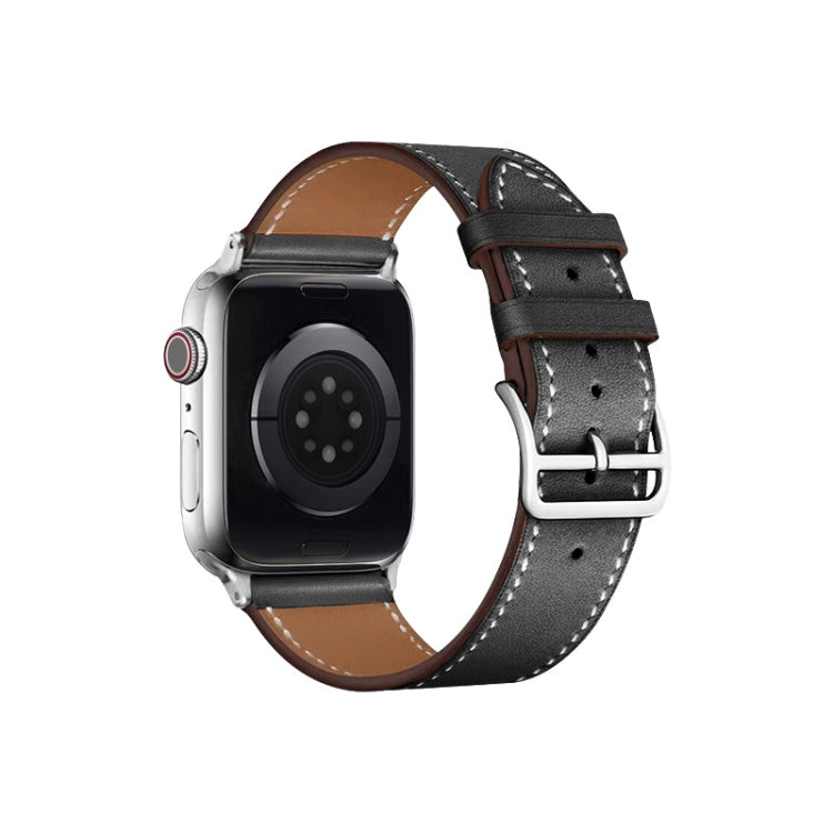 For Apple Watch Series 8 45mm imak PG1 Series Leather Watch Band(Black) - free shipping - PMC TechLife - Order now!