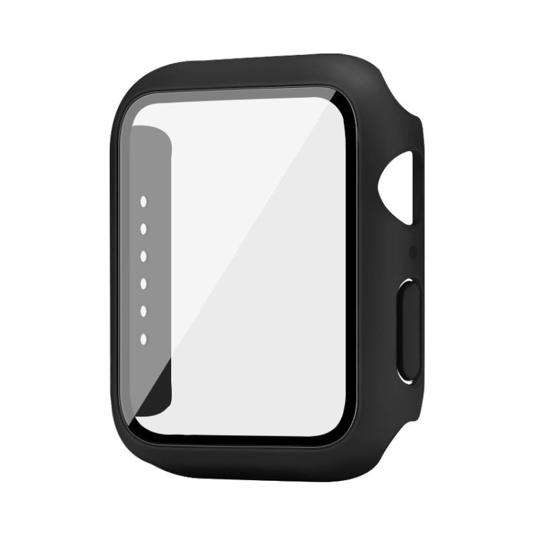 For Apple Watch SE 2023 40 mm / SE 2022 40mm imak PC Frame Case with Tempered Glass Film(Black) - Watch Cases by imak | Online Shopping South Africa | PMC TechLife | Buy Now Pay Later Mobicred