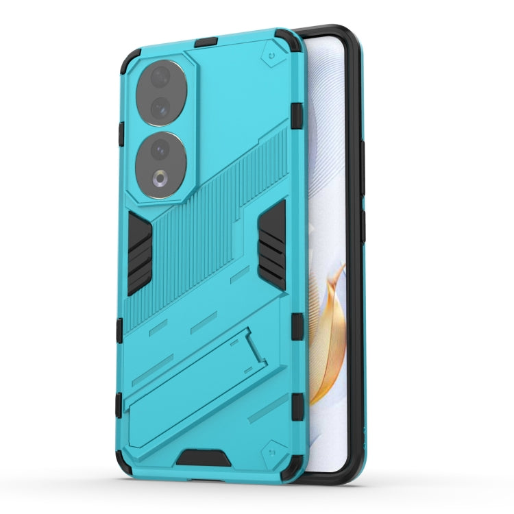 For Honor 90 Punk Armor PC + TPU Phone Case with Holder(Blue) - free shipping - PMC TechLife - Order now!