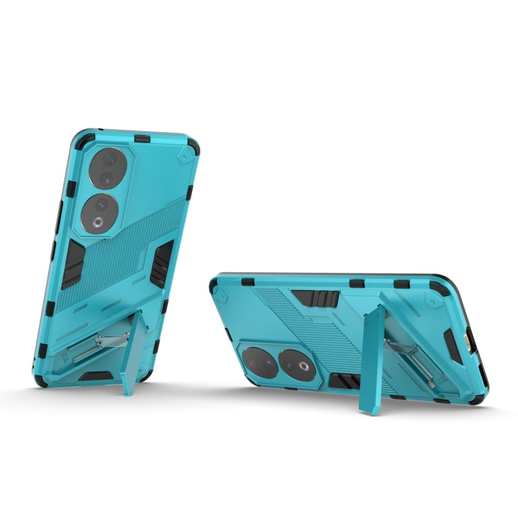 For Honor 90 Punk Armor PC + TPU Phone Case with Holder(Blue) - free shipping - PMC TechLife - Order now!