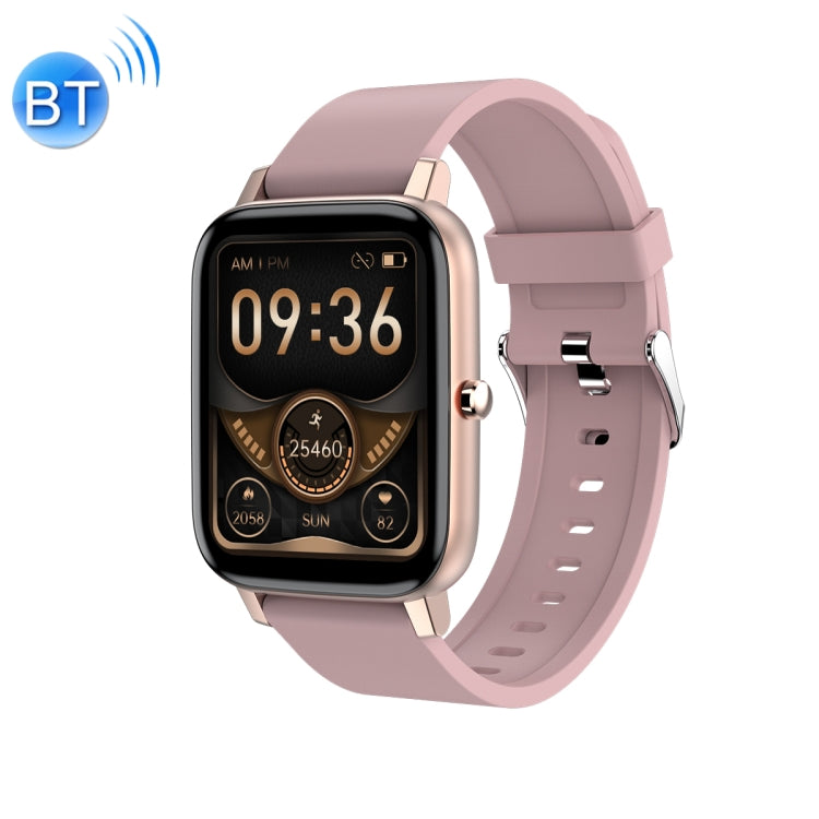 Ochstin 5H80 1.69 inch Square Screen Silicone Strap Heart Rate Blood Oxygen Monitoring Bluetooth Smart Watch(Pink) - free shipping - PMC TechLife - Order now!