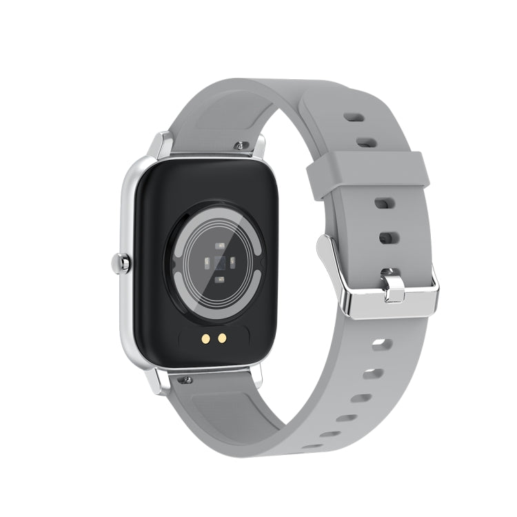 Ochstin 5H80 1.69 inch Square Screen Silicone Strap Heart Rate Blood Oxygen Monitoring Bluetooth Smart Watch(Grey) - free shipping - PMC TechLife - Order now!