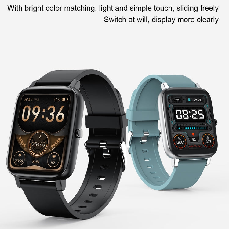 Ochstin 5H80 1.69 inch Square Screen Silicone Strap Heart Rate Blood Oxygen Monitoring Bluetooth Smart Watch(Pink) - free shipping - PMC TechLife - Order now!