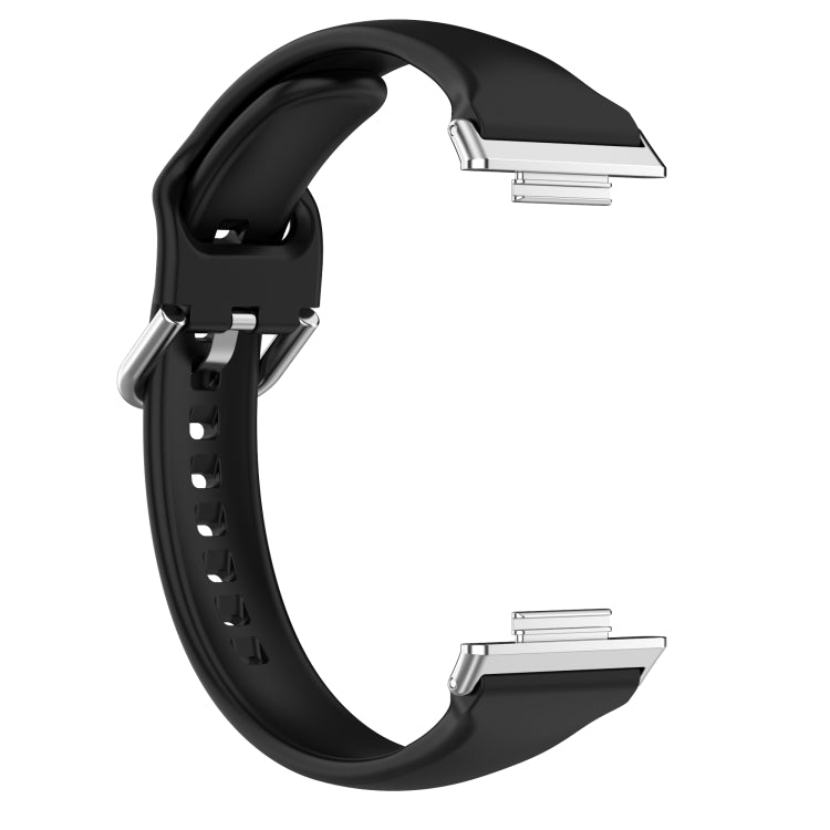 For Huawei Watch Fit 2 Small Waist Silicone Watch Band, Size:S(Black) - Watch Bands by PMC TechLife | Online Shopping South Africa | PMC TechLife | Buy Now Pay Later Mobicred
