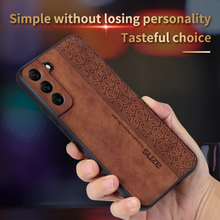 For Samsung Galaxy S22 5G AZNS 3D Embossed Skin Feel Phone Case(Purple) - Galaxy S22 5G Cases by AZNS | Online Shopping South Africa | PMC TechLife | Buy Now Pay Later Mobicred