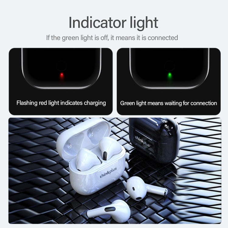 Lenovo LP40 TWS Wireless Bluetooth 5.1 Noise Reduction Earphone(White) - TWS Earphone by Lenovo | Online Shopping South Africa | PMC TechLife | Buy Now Pay Later Mobicred