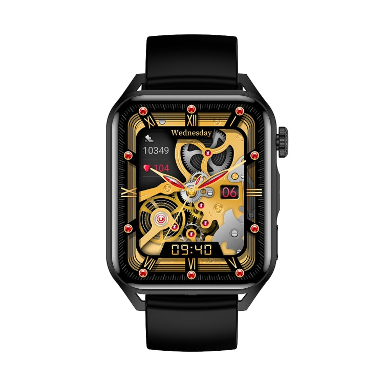 Ochstin 5HK28 1.78 inch Square Screen Silicone Strap Smart Watch Supports Bluetooth Call Function/Blood Oxygen Monitoring(Black) - free shipping - PMC TechLife - Order now!