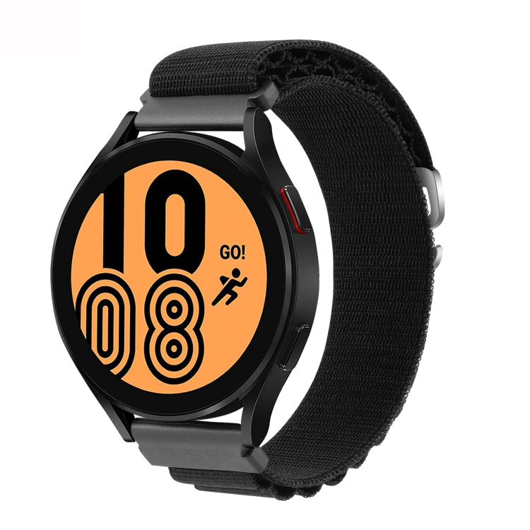 22mm Universal Nylon Loop Watch Band(Black) - 22mm Bands by PMC TechLife | Online Shopping South Africa | PMC TechLife | Buy Now Pay Later Mobicred