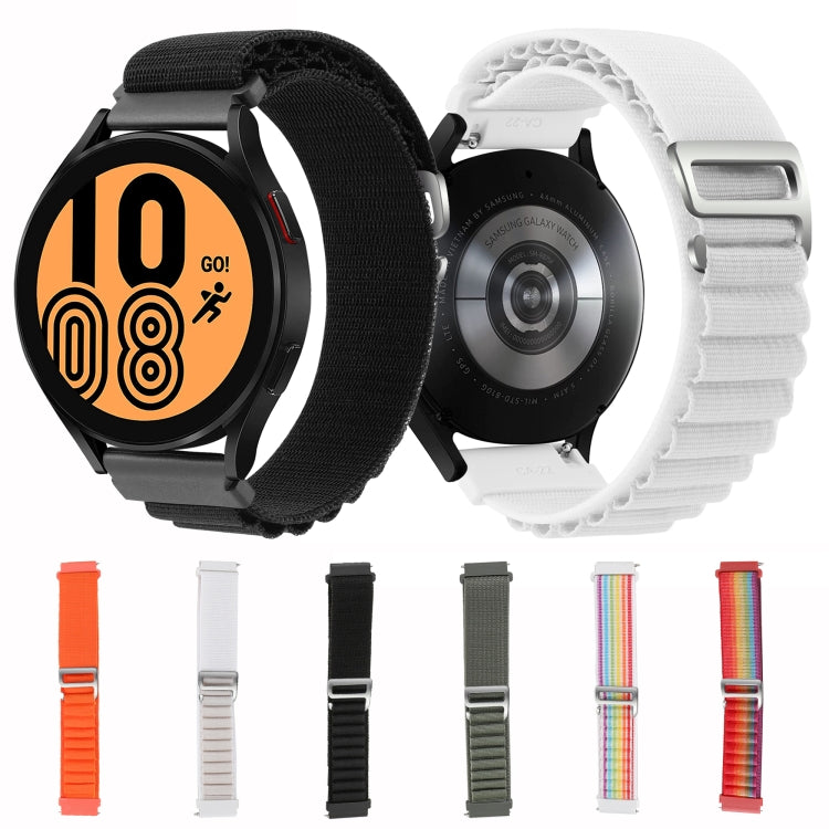 22mm Universal Nylon Loop Watch Band(Black) - 22mm Bands by PMC TechLife | Online Shopping South Africa | PMC TechLife | Buy Now Pay Later Mobicred