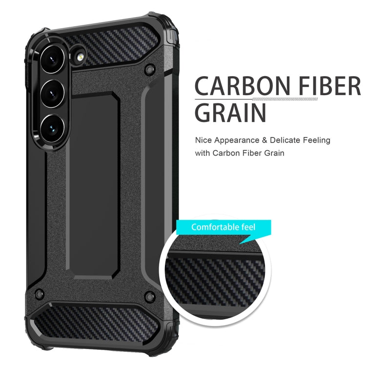 For Samsung Galaxy S23+ 5G Magic Armor TPU Hard PC Phone Case(Black) - free shipping - PMC TechLife - Order now!