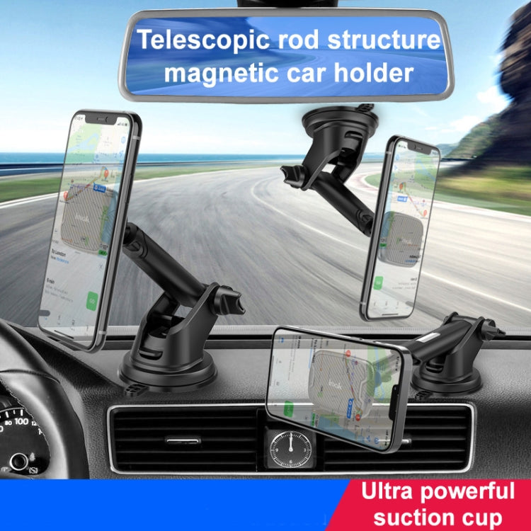 IMAK C5-X4 Telescopic Rod Magnetic Car Holder(Black) - Universal Car Holders by imak | Online Shopping South Africa | PMC TechLife | Buy Now Pay Later Mobicred